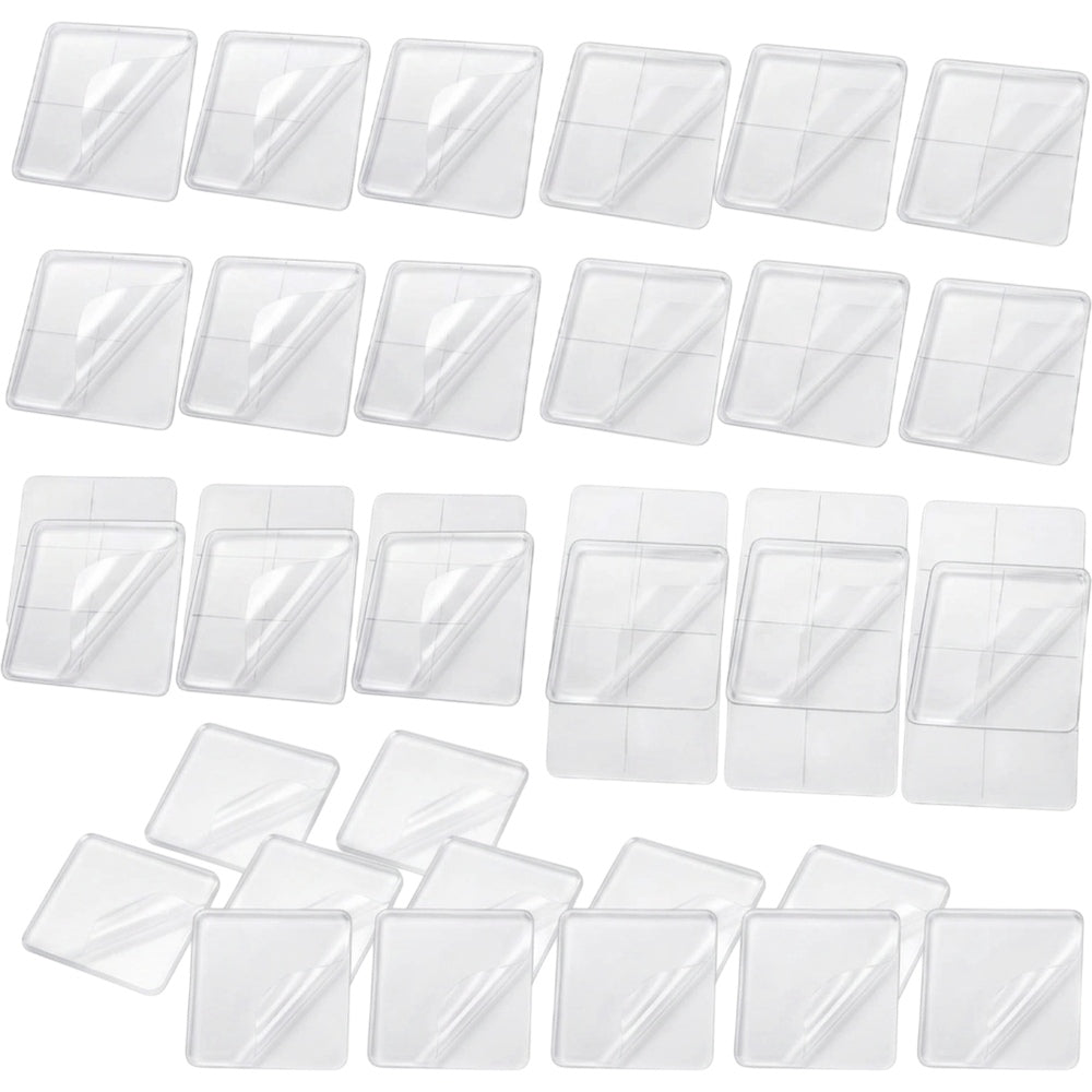 Thwkb Cuttable Clear Furniture Foot Pads 24 Sheet Set