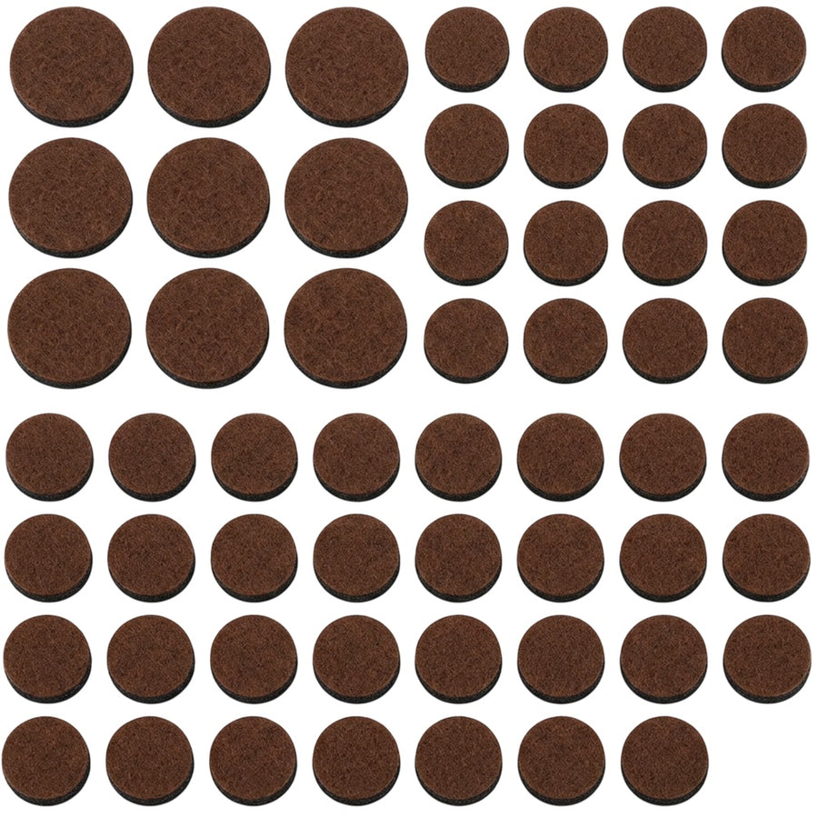 Thwkb Round Felt Furniture Pads Brown 48 Pack